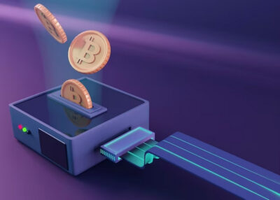 Crypto device with cryptocurrency coins