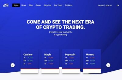 Cryptokg homepage